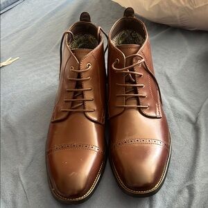 Men's Brown Leather Dress Shoes